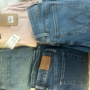 Mixed Denim Jeans and Pink Top Bundle